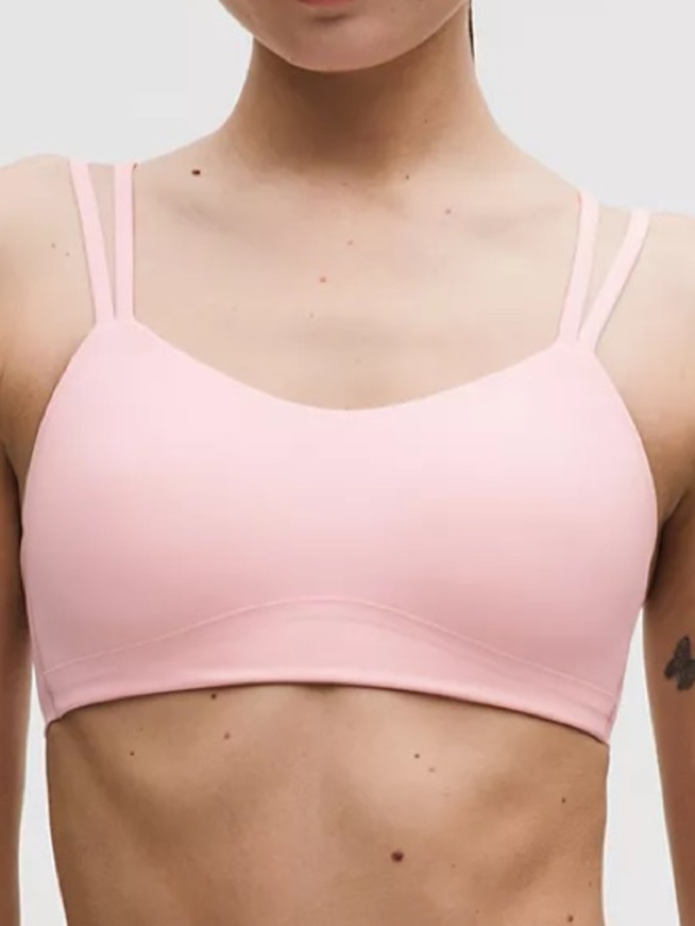 Lululemon Like A Cloud Light Support Pink Pearl Bra
